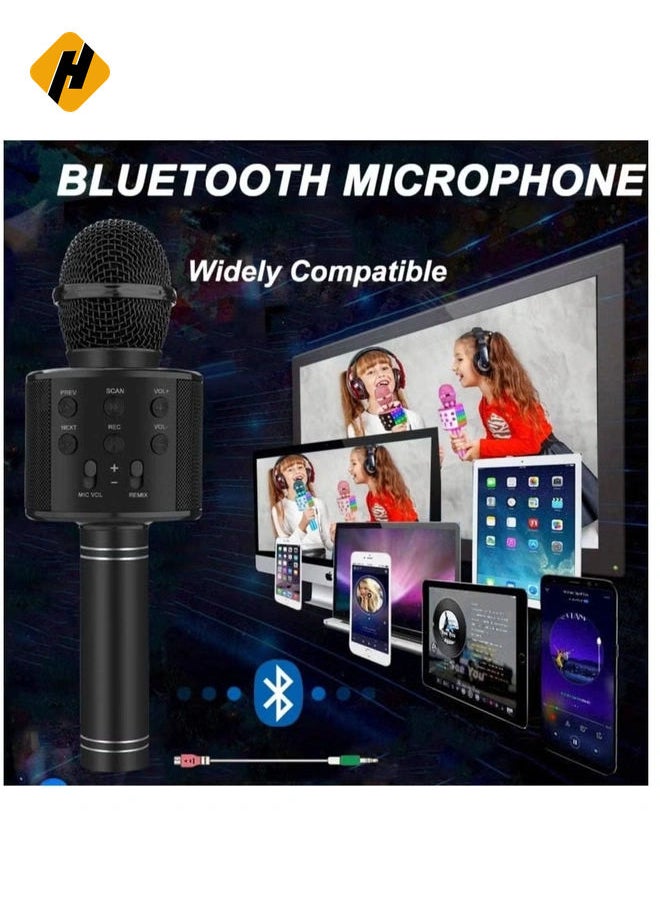 Bluetooth Karaoke Microphone Wireless,Portable Singing Microphone for Kids Adults,Karaoke Machine for Kids Toys,Birthday Gifts Ideas