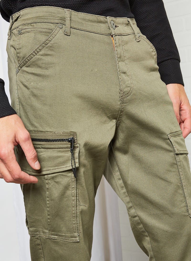 Cargo Pocket Pants Olive