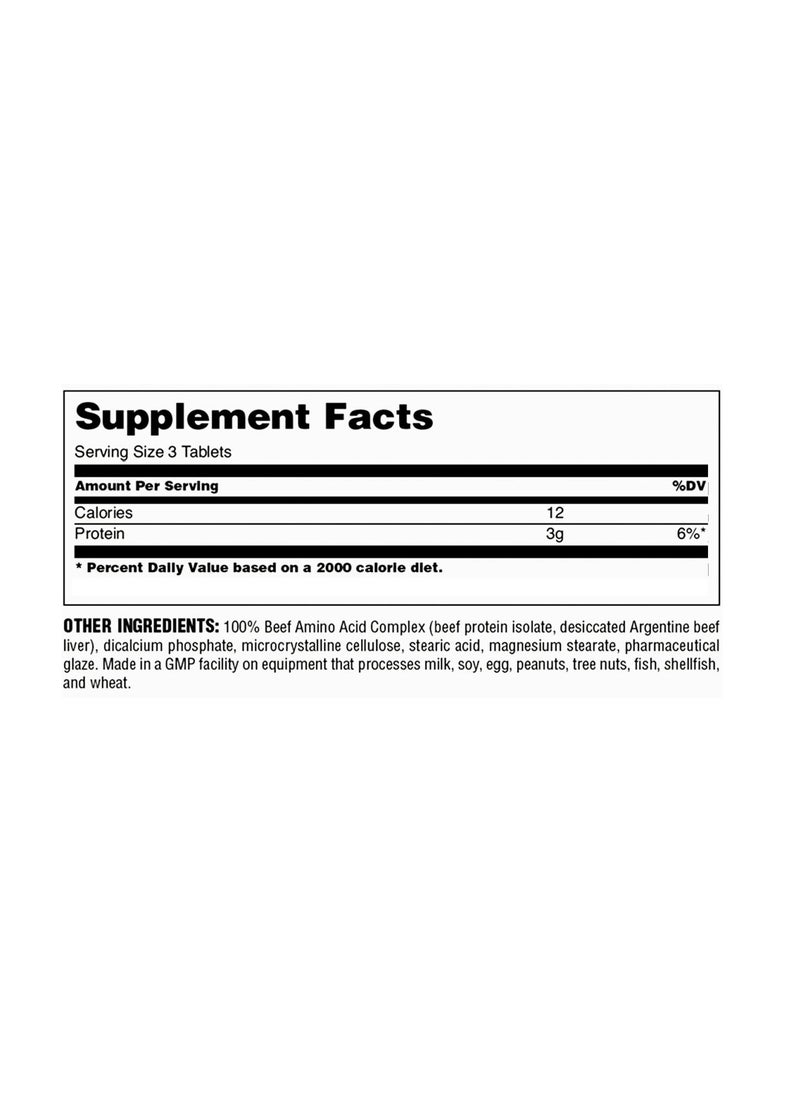 Universal 100% Beef Aminos 400 Tablets 133 Servings