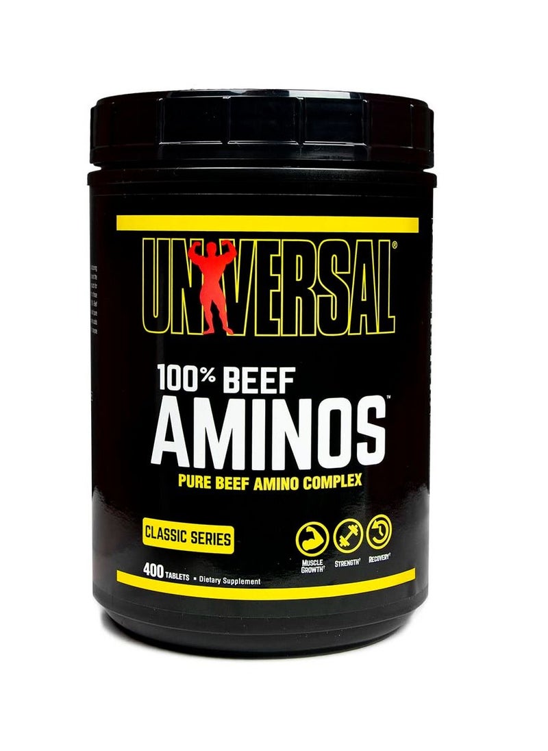 Universal 100% Beef Aminos 400 Tablets 133 Servings