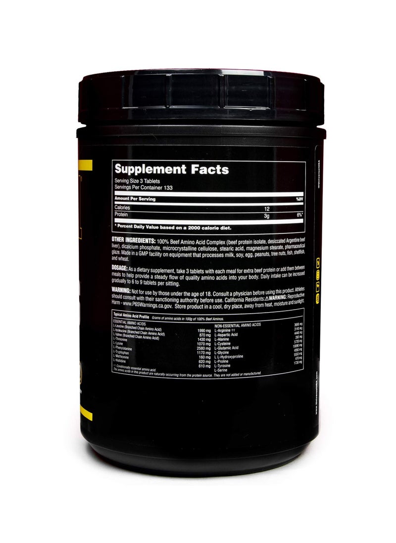 Universal 100% Beef Aminos 400 Tablets 133 Servings