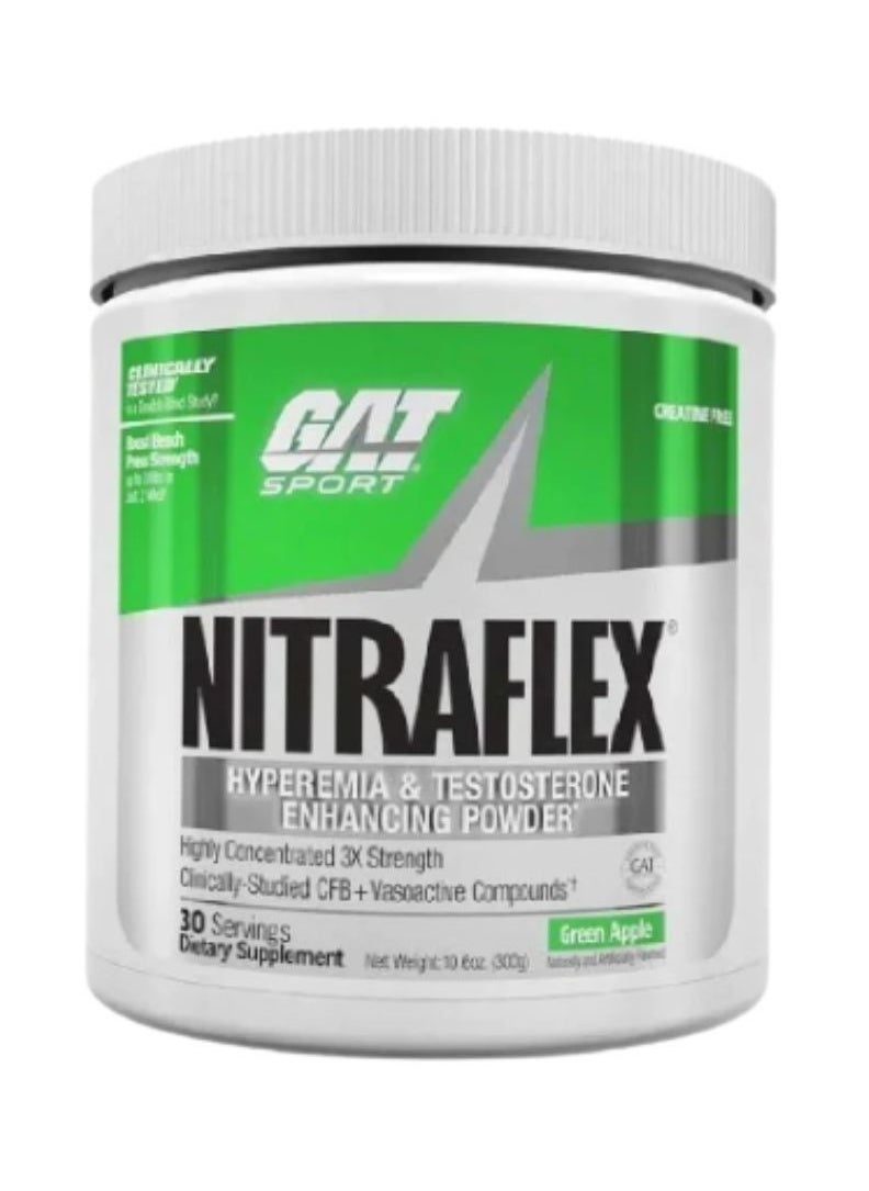 Gat Sport Nitraflex Pre-workout 30 Servings Green Apple