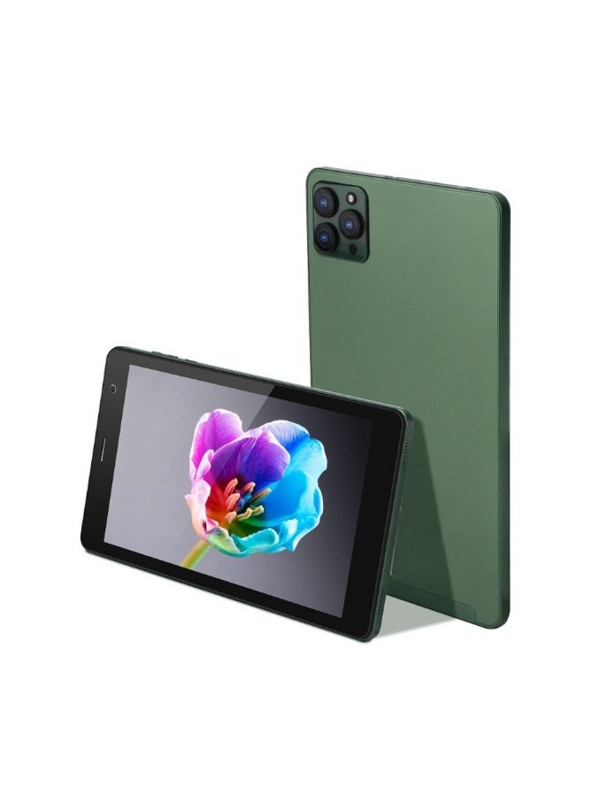 CM813 Pro Android Smart Tablet With 8 Inch 6GB RAM 256GB 5G Bluetooth Wifi Zoom Supported With Protective Case Cover Green (Modern version)