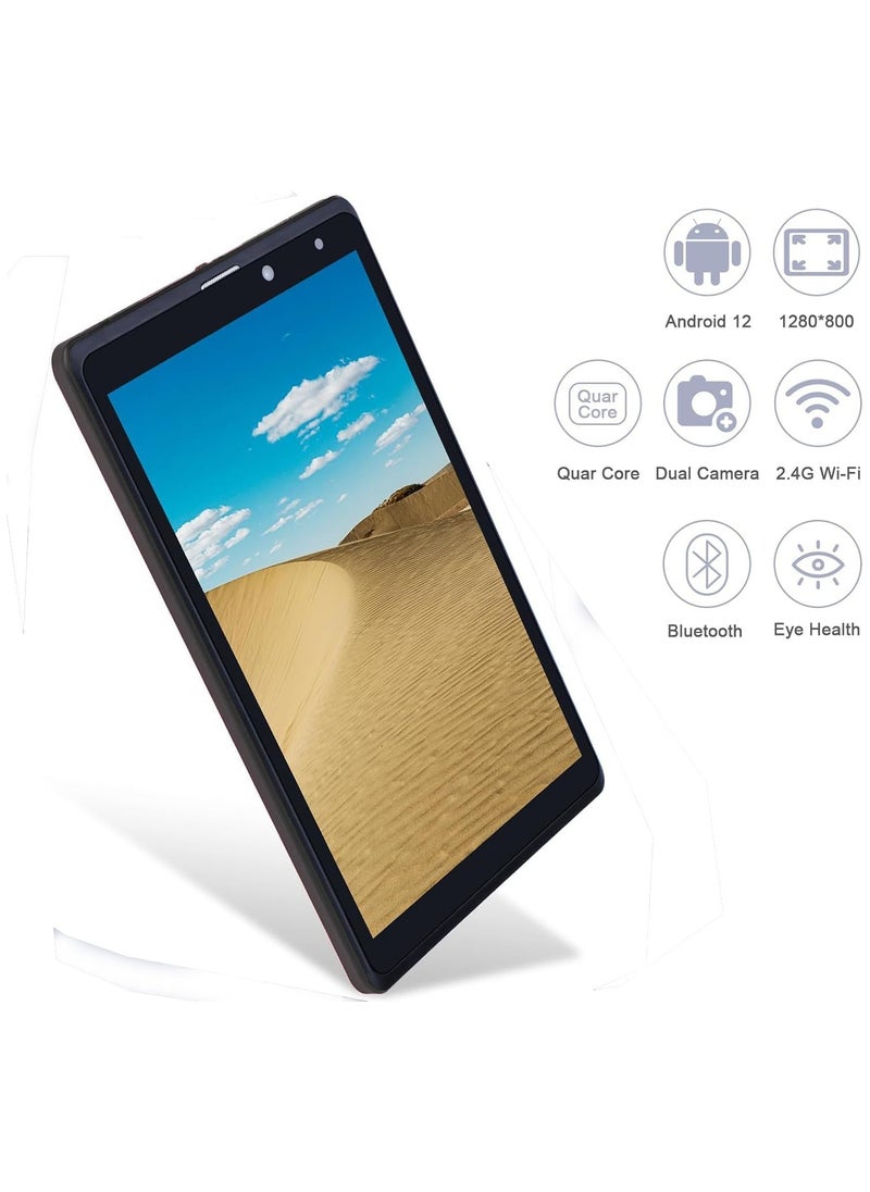 CM835 tablet Wi-Fi 5G screen size 8 inches type LTE equipped with 256 GB storage memory with 8 RAM provides a giant battery with a capacity of 8000 mAh for long-term use new version Black color (Modern version)