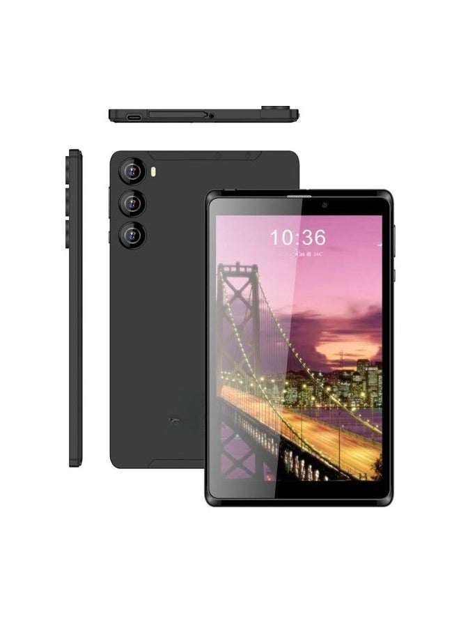 CM835 tablet Wi-Fi 5G screen size 8 inches type LTE equipped with 256 GB storage memory with 8 RAM provides a giant battery with a capacity of 8000 mAh for long-term use new version Black color (Modern version)