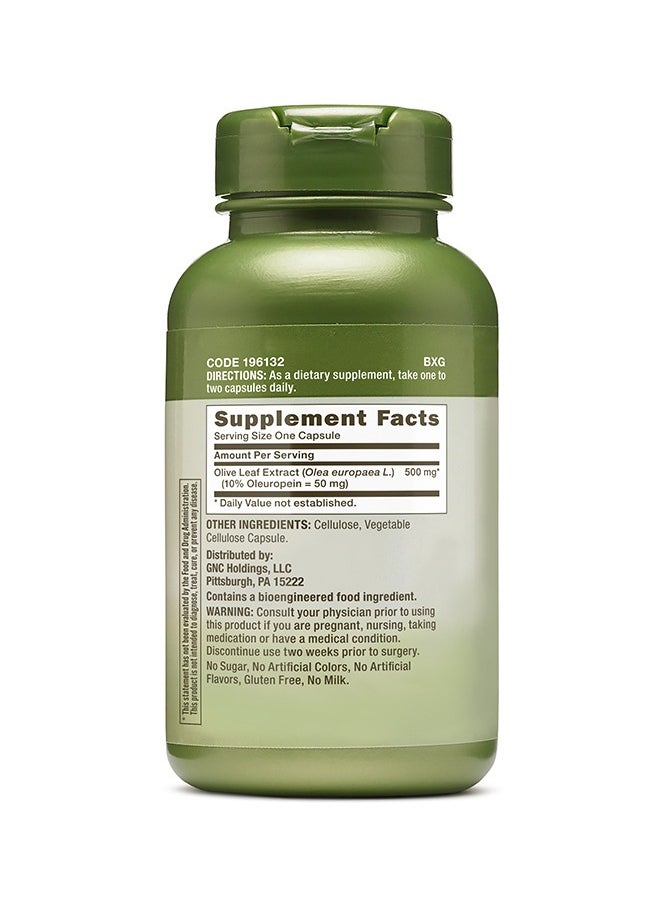 GNC Herbal Plus Olive Leaf 500 mg