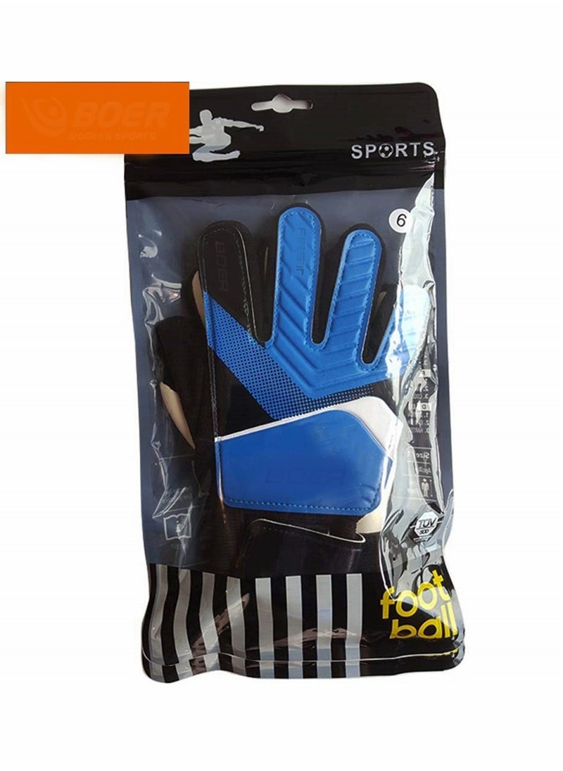 Children Football Gloves, Kids Youth Football Soccer Goalkeeper Goalie Training Gloves Gear