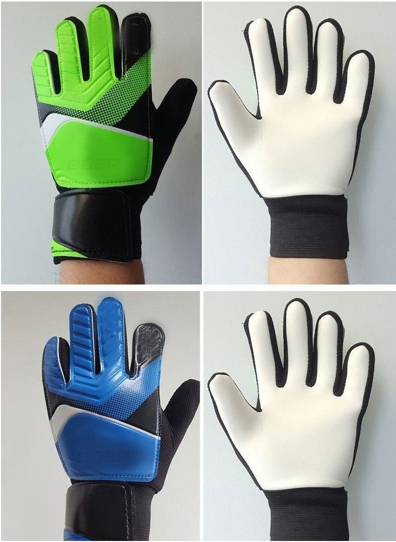 Children Football Gloves, Kids Youth Football Soccer Goalkeeper Goalie Training Gloves Gear