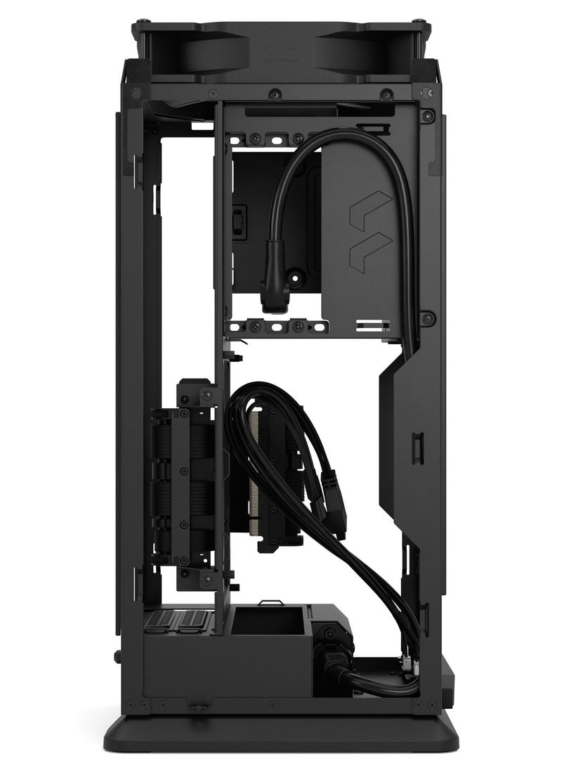 Mood Mini-ITX Small Form Factor PC Case, Motherboard Supports Upto mITX, GPUs Supports up to 325 mm, Rear magnetic filter mesh, with PCIe 4.0 Riser, FD-C-MOD1N-02