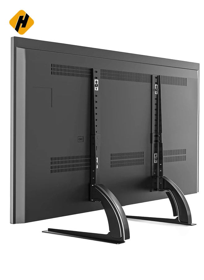 5Rcom TV Stand Mount, Universal TV Stand Tabletop for 22 to 65 inch Plasma LCD LED Flat Screen TVs, TV Legs, Holds up to 88lbs, Max VESA 800 x 500mm, Height Adjustable TV Base, TV Stand