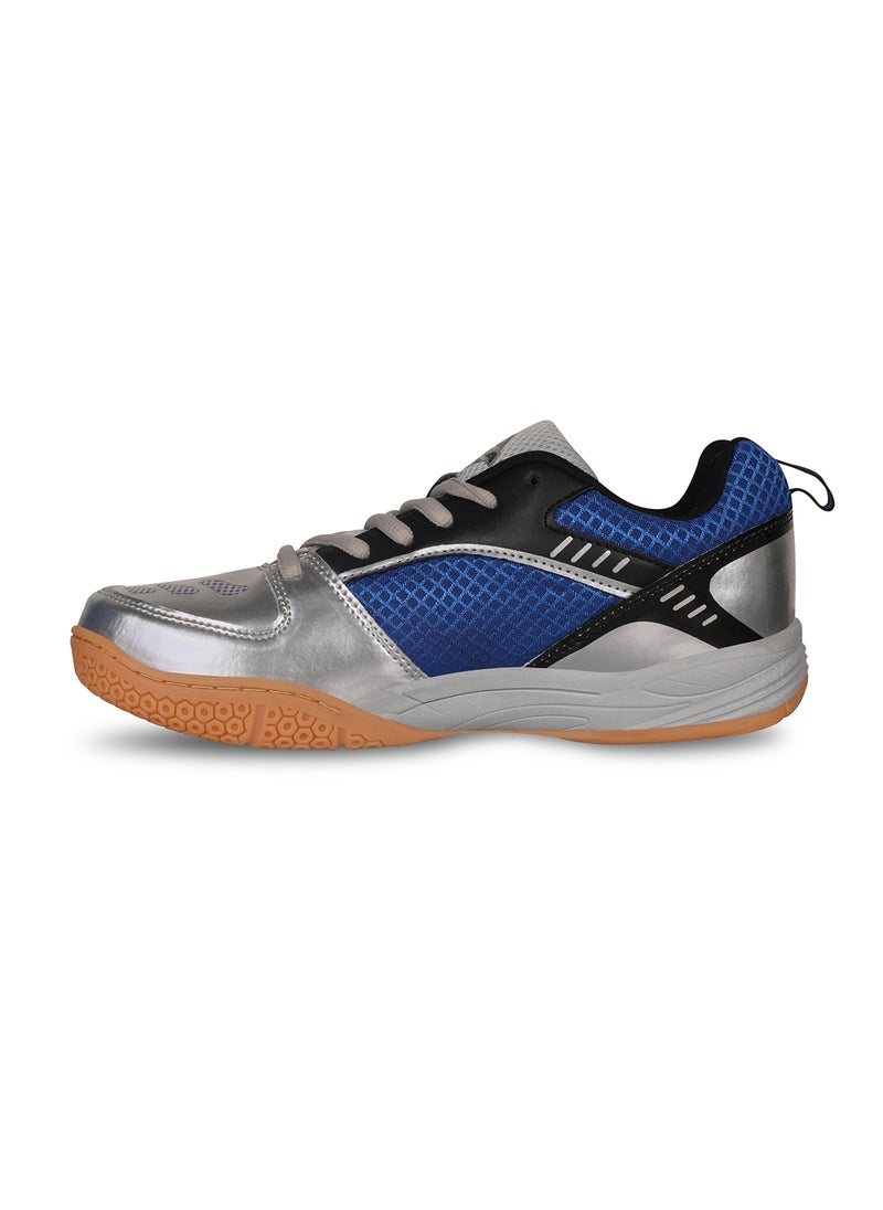 Appeal Non-Marking Badminton Shoes | Size: 4 UK/ 5 US/ 38 EU | Material: Synthetic | For Men & Boys | Lightweight | Breathable mesh with PU Coated | Flexibility and Stability | Ideal for Sports