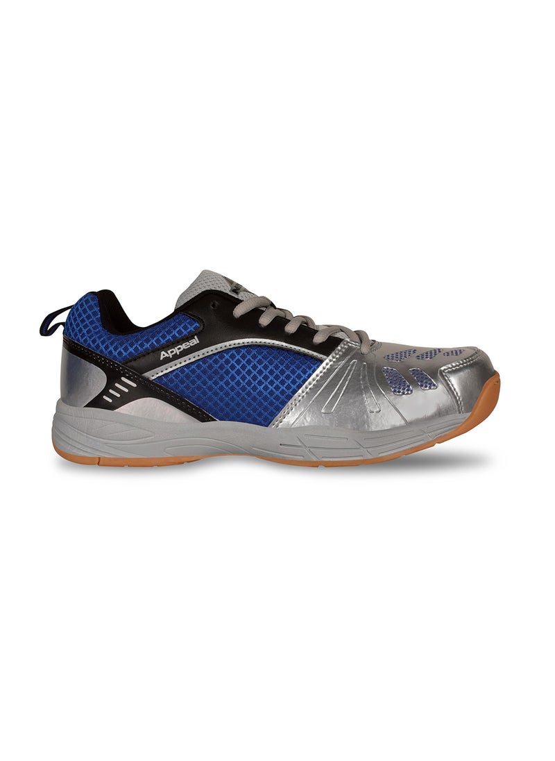 Appeal Non-Marking Badminton Shoes | Size: 4 UK/ 5 US/ 38 EU | Material: Synthetic | For Men & Boys | Lightweight | Breathable mesh with PU Coated | Flexibility and Stability | Ideal for Sports