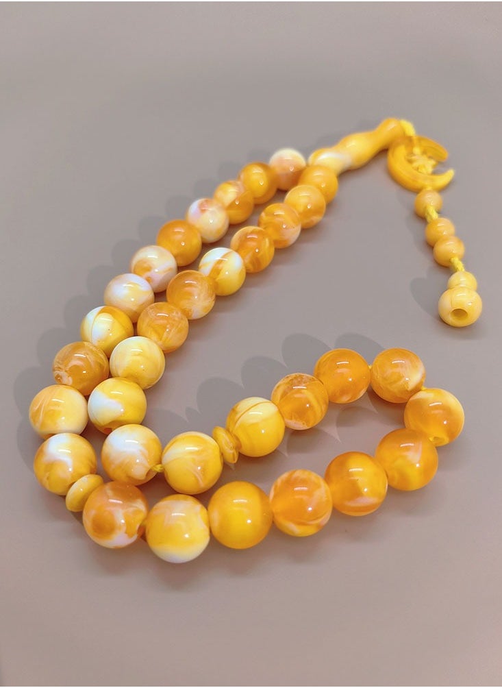 5 Pack/33 Resin Beads/Tasbih/12mm