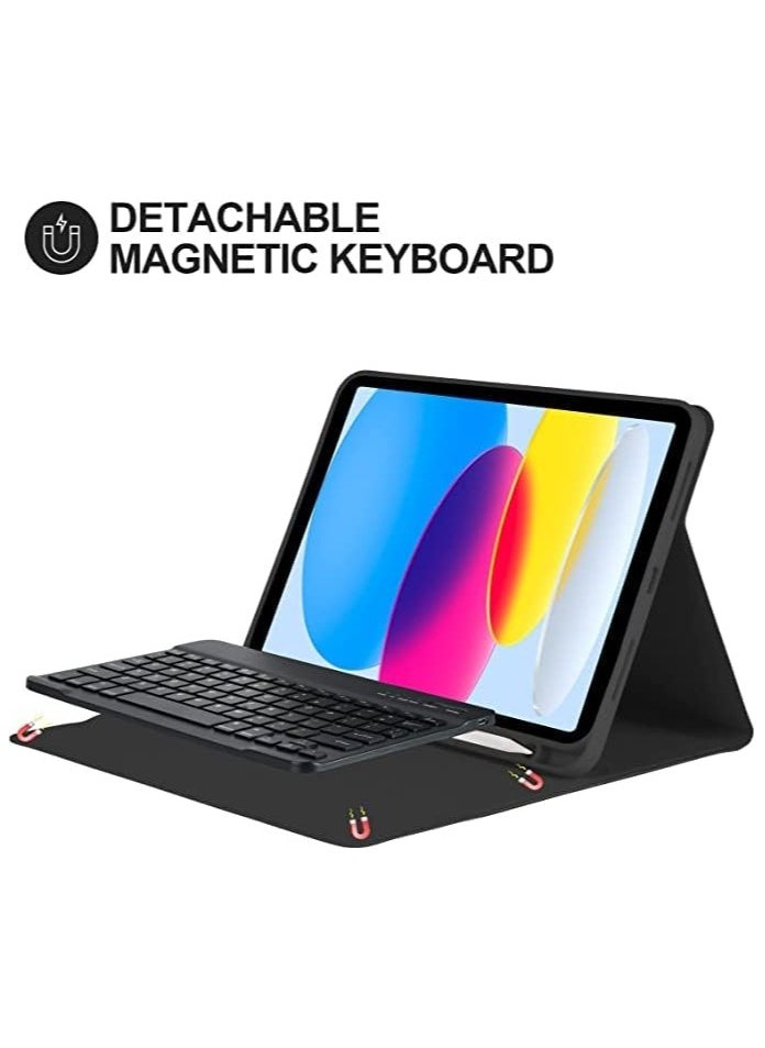 Protective Keyboard Case with Touchpad and Dual Language Support