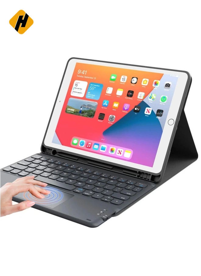 iPad Keyboard 9th Generation, Keyboard for iPad 8th Generation/7th Gen iPad, Black, 10.2