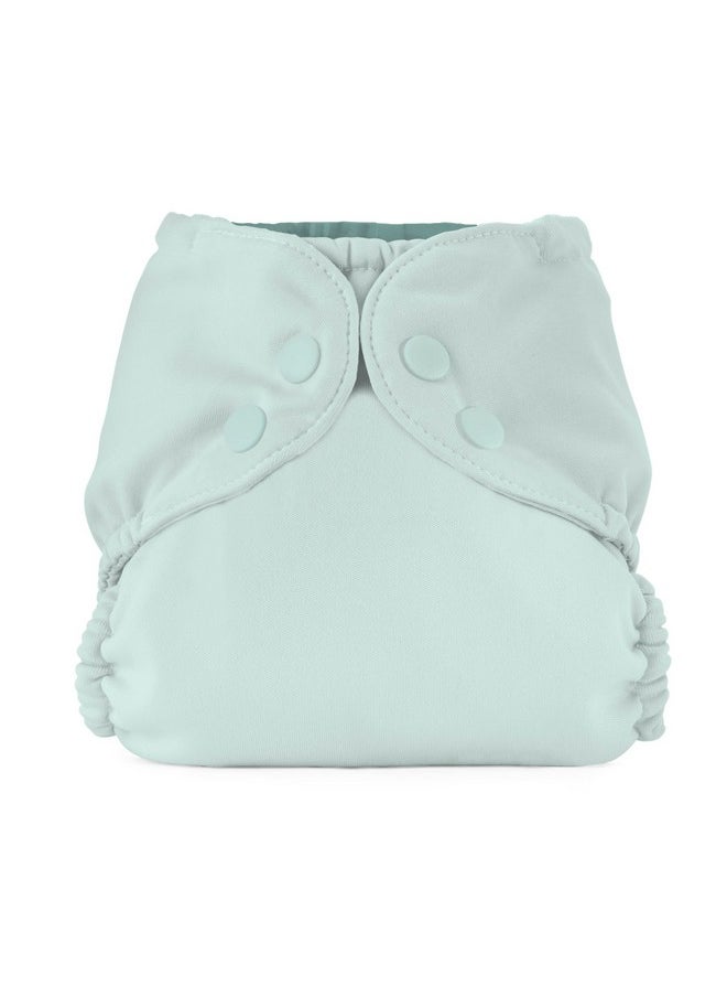 Cloth Diaper Outer, Swim Diaper, Waterproof Cloth Diaper Cover, Leak-Proof And Breathable Layer Over Prefolds, Flats Or Fitteds, Reusable Diaper With Snap Closure - Size 1 (7-17Lbs), Mist