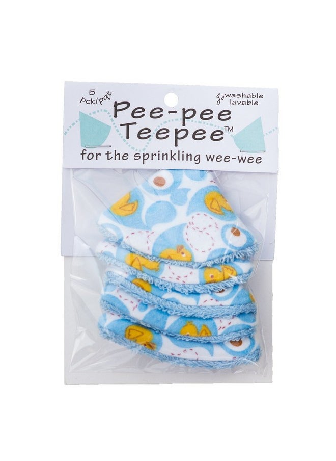 Pee-Pee Teepee Rubber Ducky Blue - Cello Bag