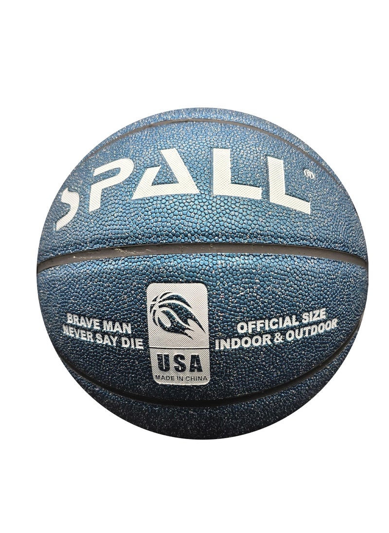 Basketball Size 7 Indoor/Outdoor Official Regulation Size Streetball Rubber Basketball Deep Channel Construction Made For Unisex Men And Women Youth And Adult For Professional Training And Games