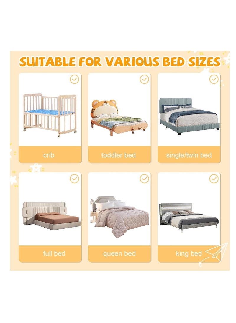 Foldable Crib Bed Rail Guard Upgraded Child Guardrail,Adjustable Heights & Foldable Portable Bedrail Extra Tall Child Safety Side Railing Guards for Kids (150cm)