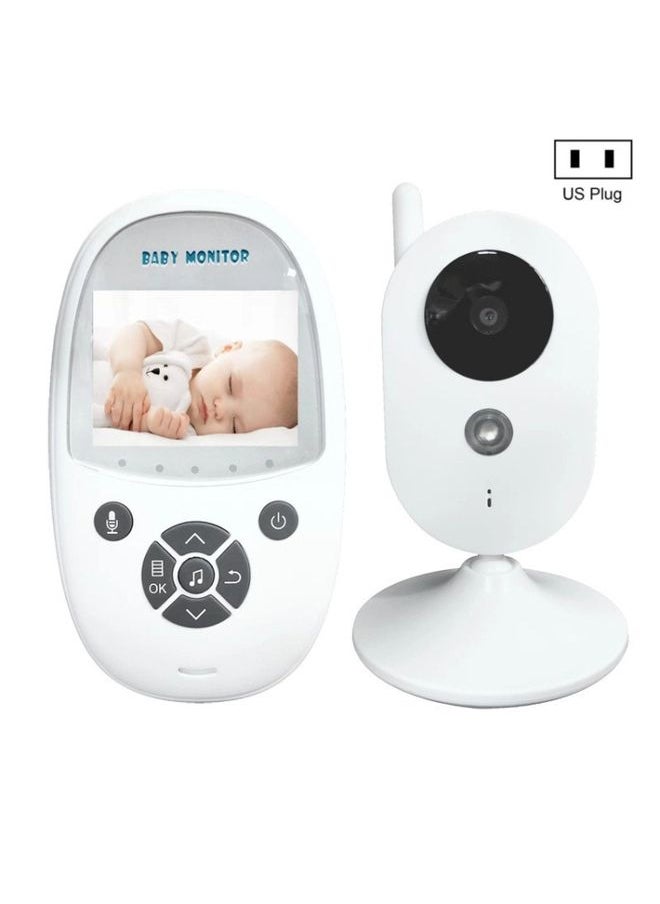 ZR302 2.4GHz Digital Video Smart Baby Monitor Night Vision Camera, Music Player, Two Way Intercom Function(US Plug)