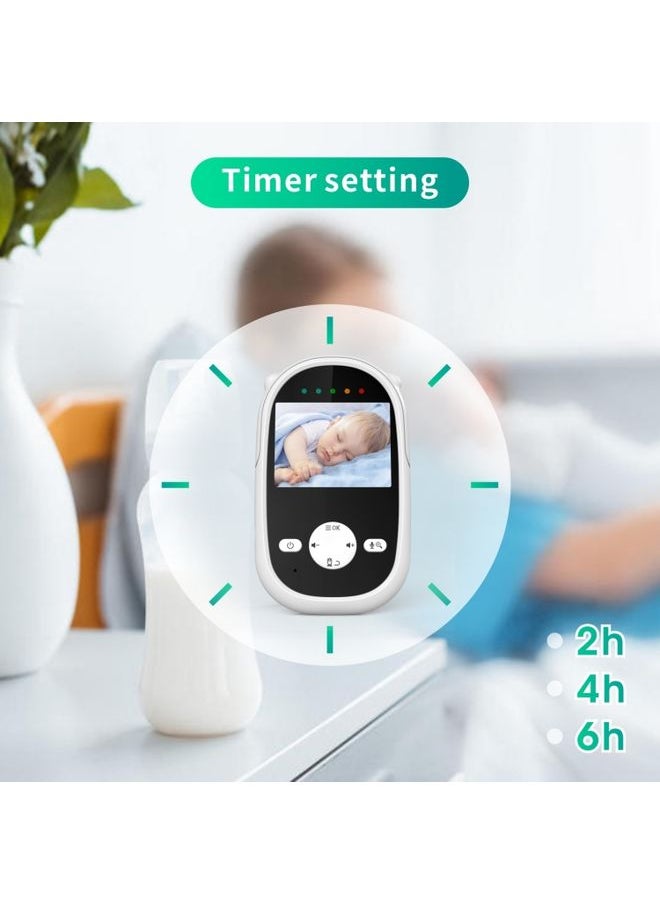 SM25 2.4 inch LCD Screen Baby Monitor Care Camera(EU Plug)