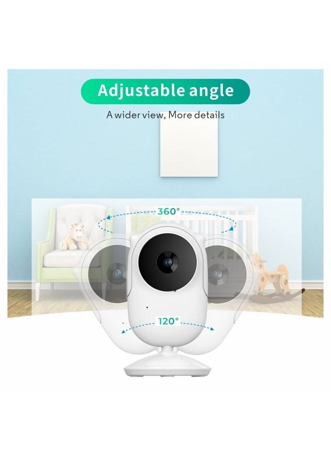 SM25 2.4 inch LCD Screen Baby Monitor Care Camera(EU Plug)