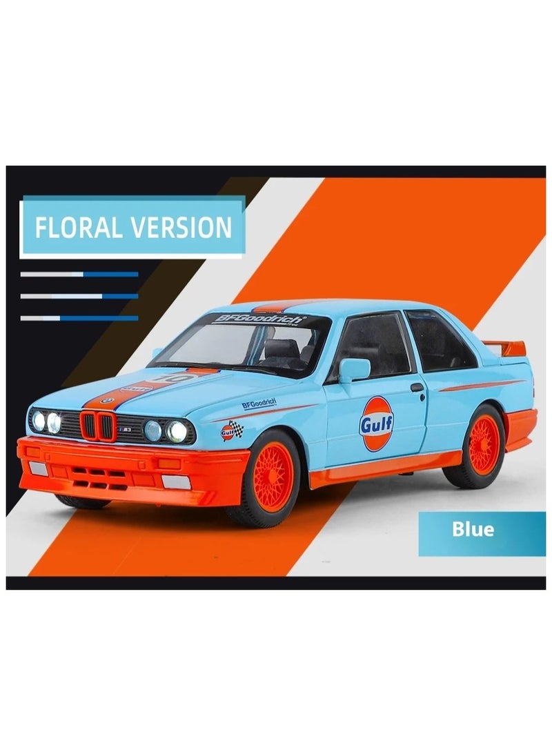 1:24 Alloy Sports Car Model Diecasts Metal Track Racing Car Vehicles Model Simulation Sound Light Kids Toy Gift