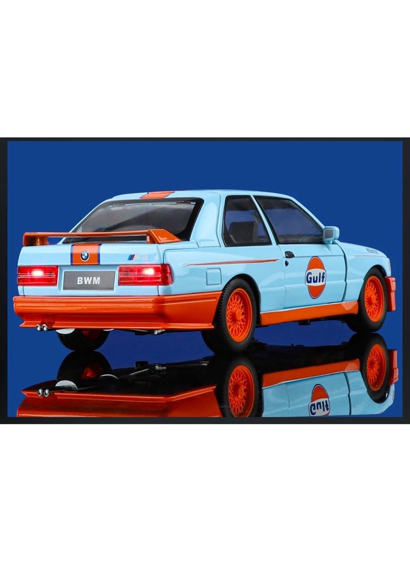 1:24 Alloy Sports Car Model Diecasts Metal Track Racing Car Vehicles Model Simulation Sound Light Kids Toy Gift