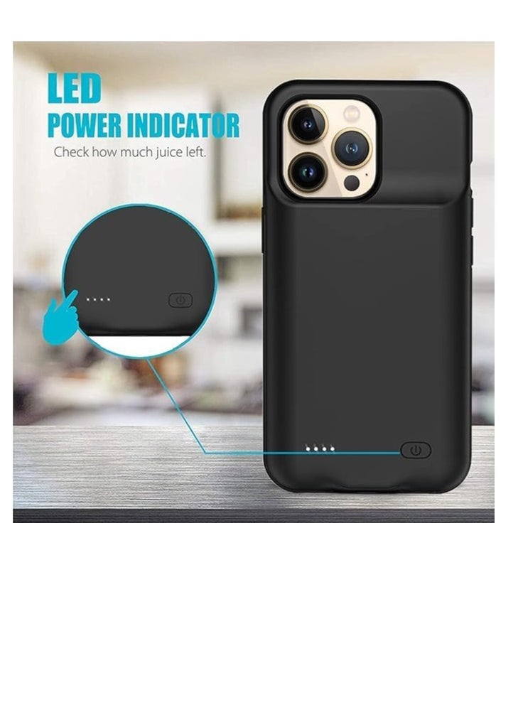 Battery Case for i-Phone 13 7000mAh Slim, Portable Protective case