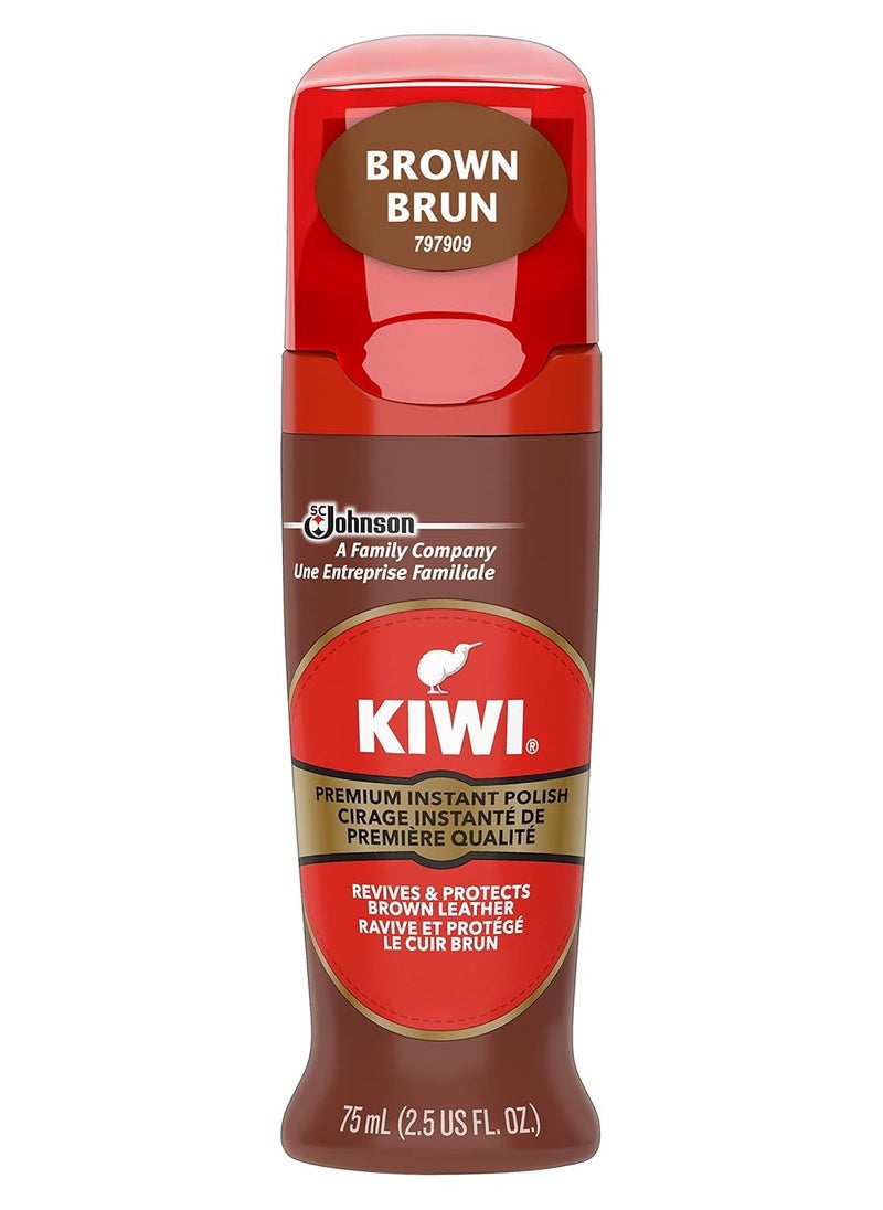 KIWI Color Shine Liquid Polish Brown 2.5 FL. OZ.