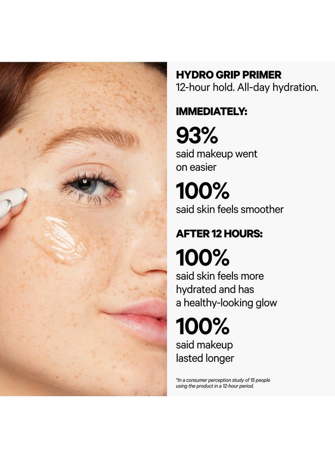 Hydro Grip Primer - 1.52 Fl Oz - Hydrates & Grips Makeup For Up To 12 Hours - Prevents Caking - All Skin Types - Vegan, Cruelty Free