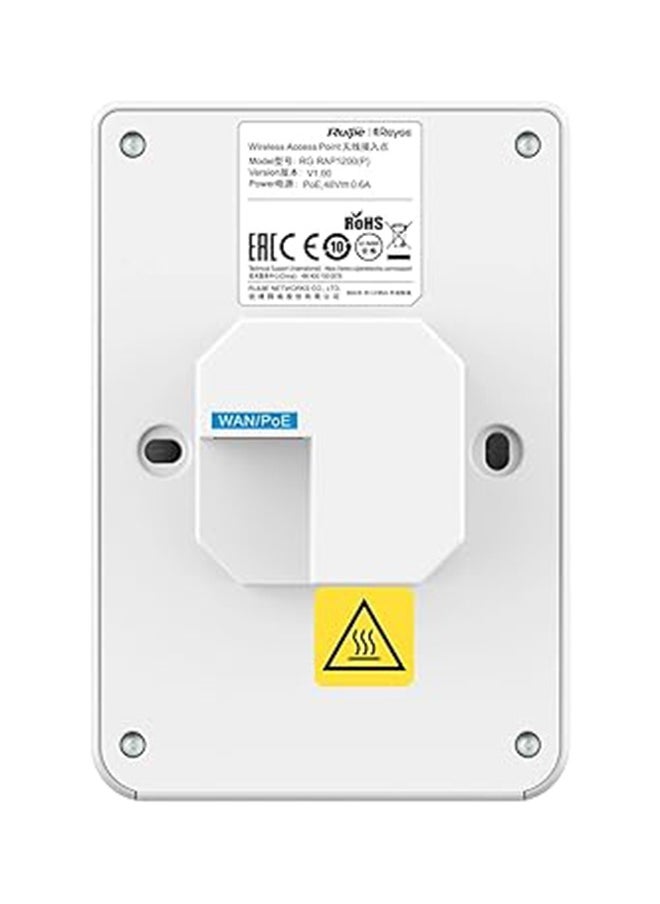 Ruijie Reyee RG-RAP1200(P) AC1300 Dual Band gigabit wall plate AP