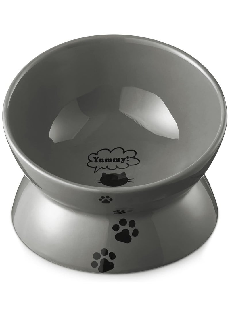 Ceramic Raised Pet Bowl