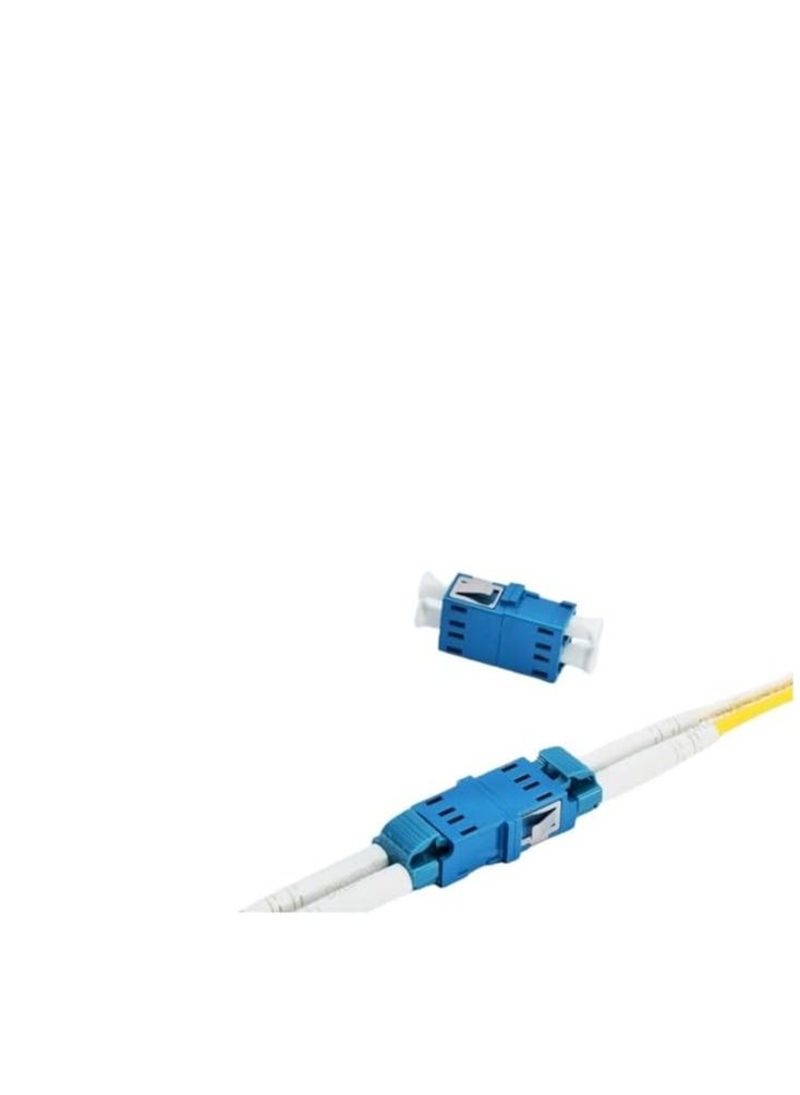 DKURVE® LC/UPC Single Mode Coupler Duplex Connect Two Duplex LC/LC Patch Cords [Pack of 10]