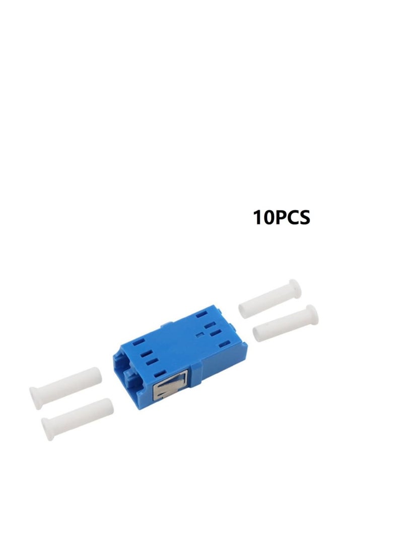 DKURVE® LC/UPC Single Mode Coupler Duplex Connect Two Duplex LC/LC Patch Cords [Pack of 10]