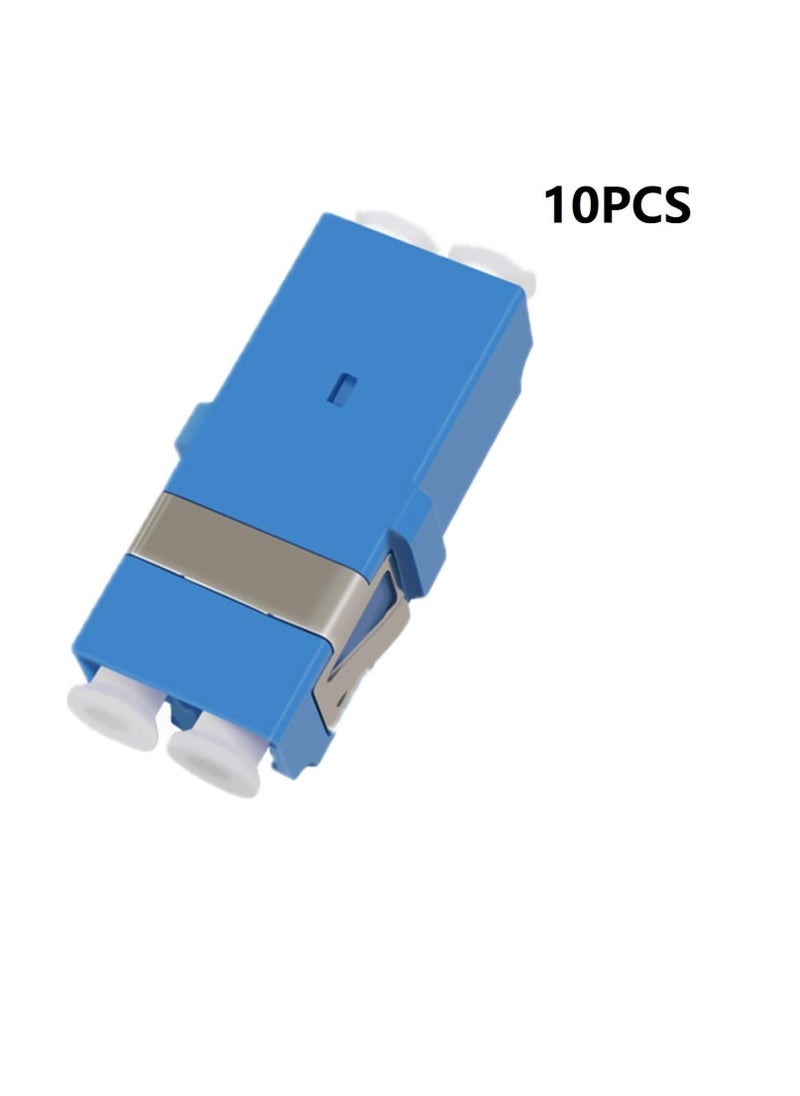 DKURVE® LC/UPC Single Mode Coupler Duplex Connect Two Duplex LC/LC Patch Cords [Pack of 10]