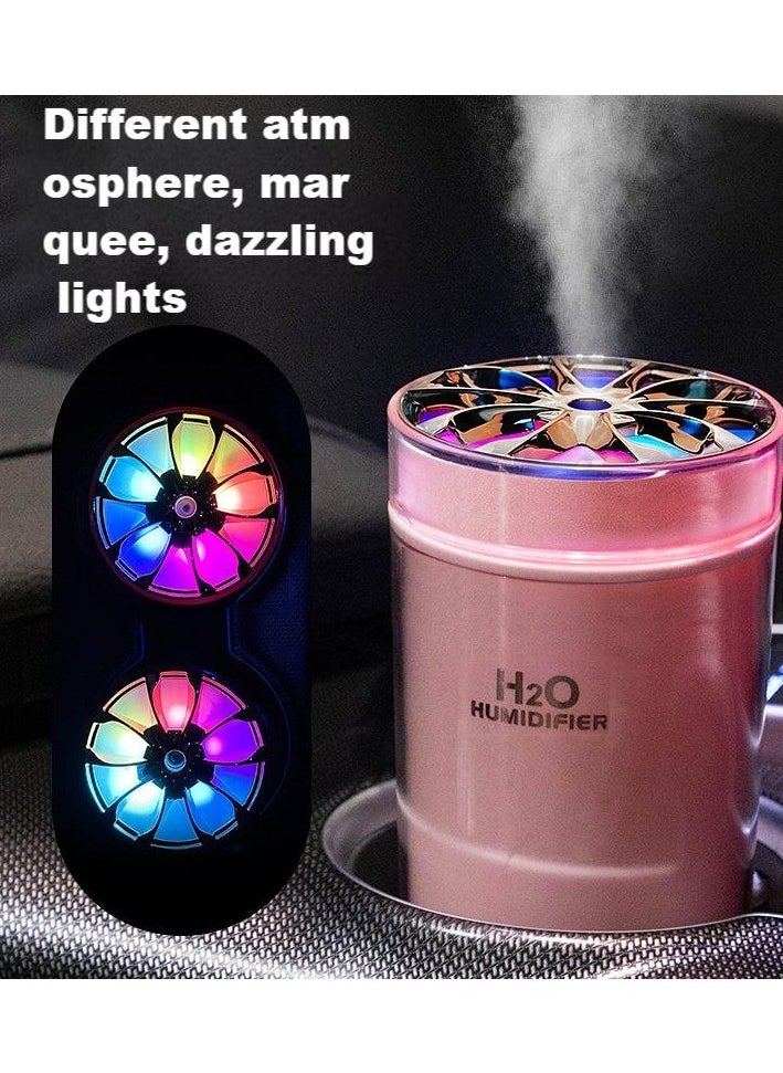 New USB Mini Car Home Office Humidifier Aromatherapy Large Fog Volume Colorful Night Light