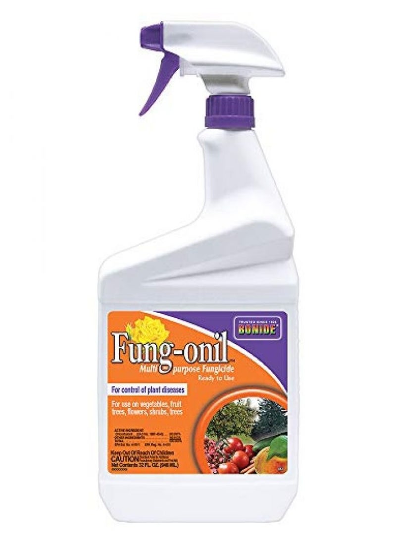 Bonide Fung-onil Multi-Purpose Fungicide, 32 oz Ready-to-Use Spray for Plant Disease Control, Controls Blight, Mildew & More