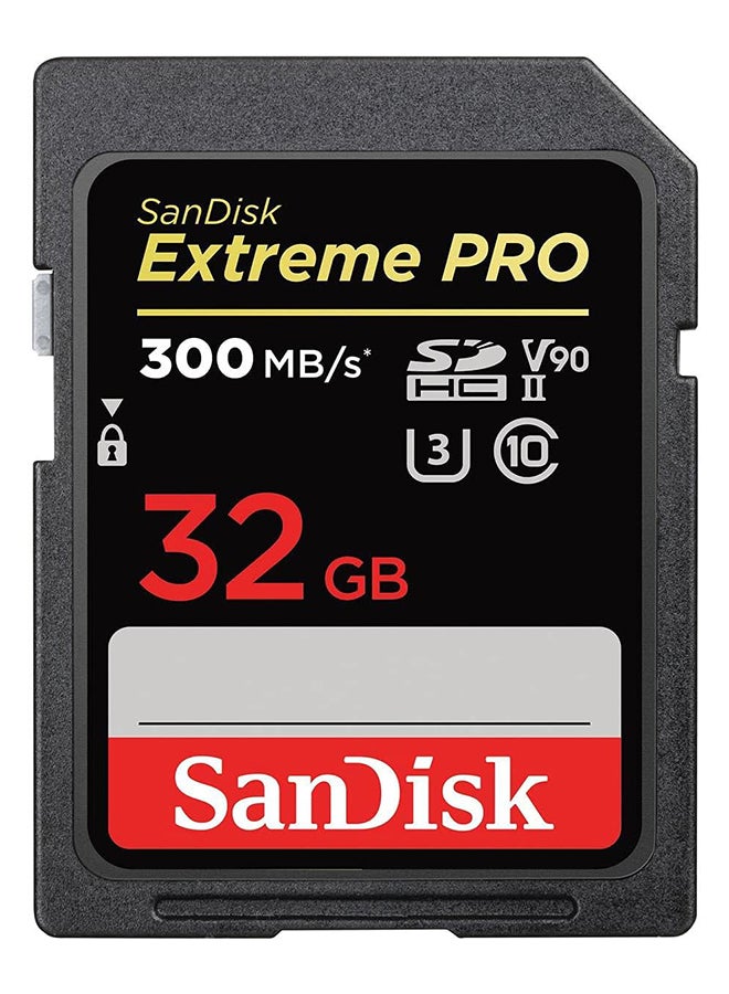 256GB Extreme PRO SDXC UHS-II Memory Card - C10, U3, V90, 8K, 4K, Full HD Video, SD Card - SDSDXDK-256G-GN4IN 256 GB