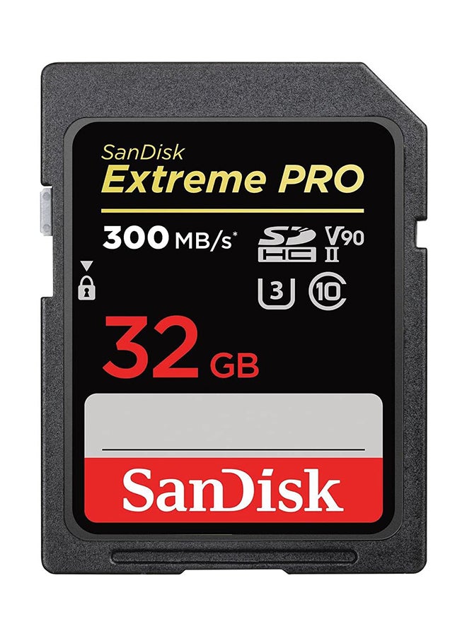 256GB Extreme PRO SDXC UHS-II Memory Card - C10, U3, V90, 8K, 4K, Full HD Video, SD Card - SDSDXDK-256G-GN4IN 256 GB