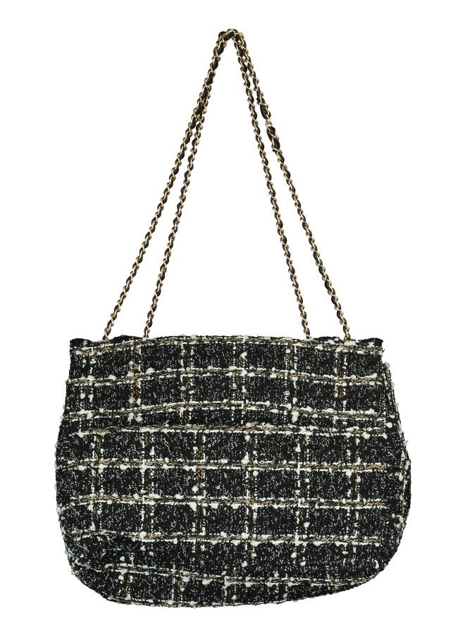 Classic Tweed Shoulder Bag with Chain