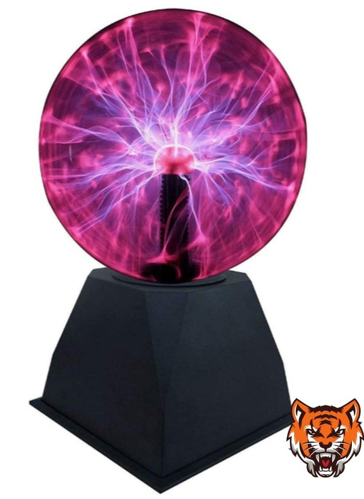 8-Inch Touch-Sensitive Plasma Ball – Mesmerizing Nebula Globe for Parties, Decor, and Props