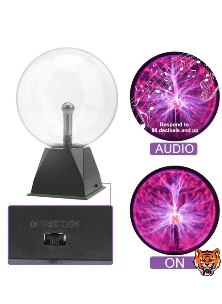 8-Inch Touch-Sensitive Plasma Ball – Mesmerizing Nebula Globe for Parties, Decor, and Props