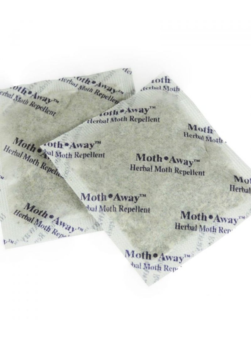 Richards Homewares Moth Away Sachets Nontoxic (White) (1-Pack of 24 Sachets)