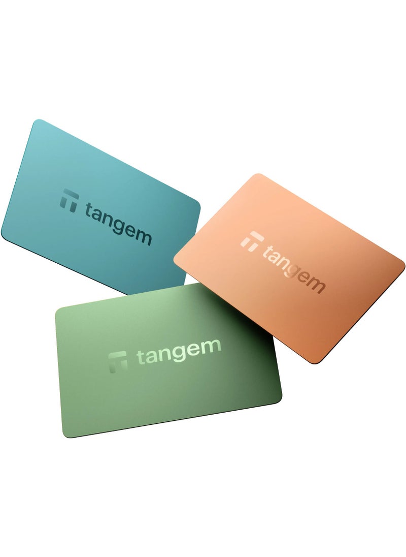 Tangem Crypto Hardware Wallet 2.0 [PACK OF 3] - Pastel