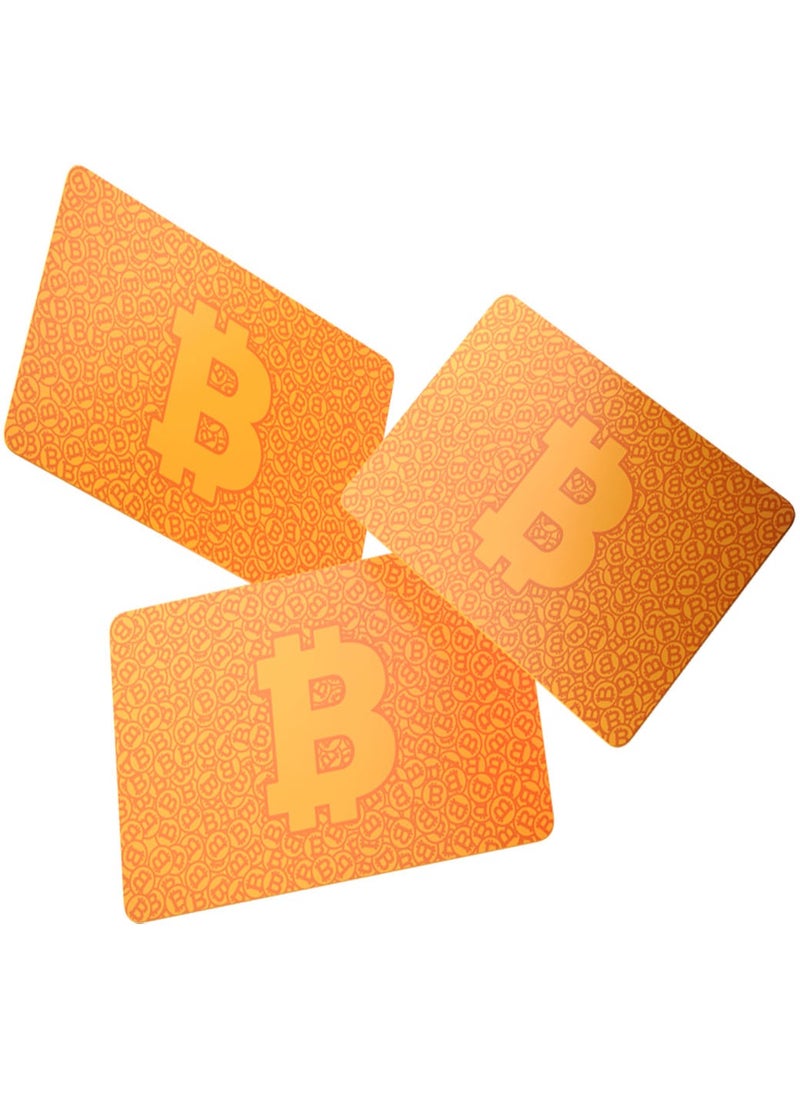 Tangem Crypto Hardware Wallet 2.0 [PACK OF 3] - Bitcoin Orange