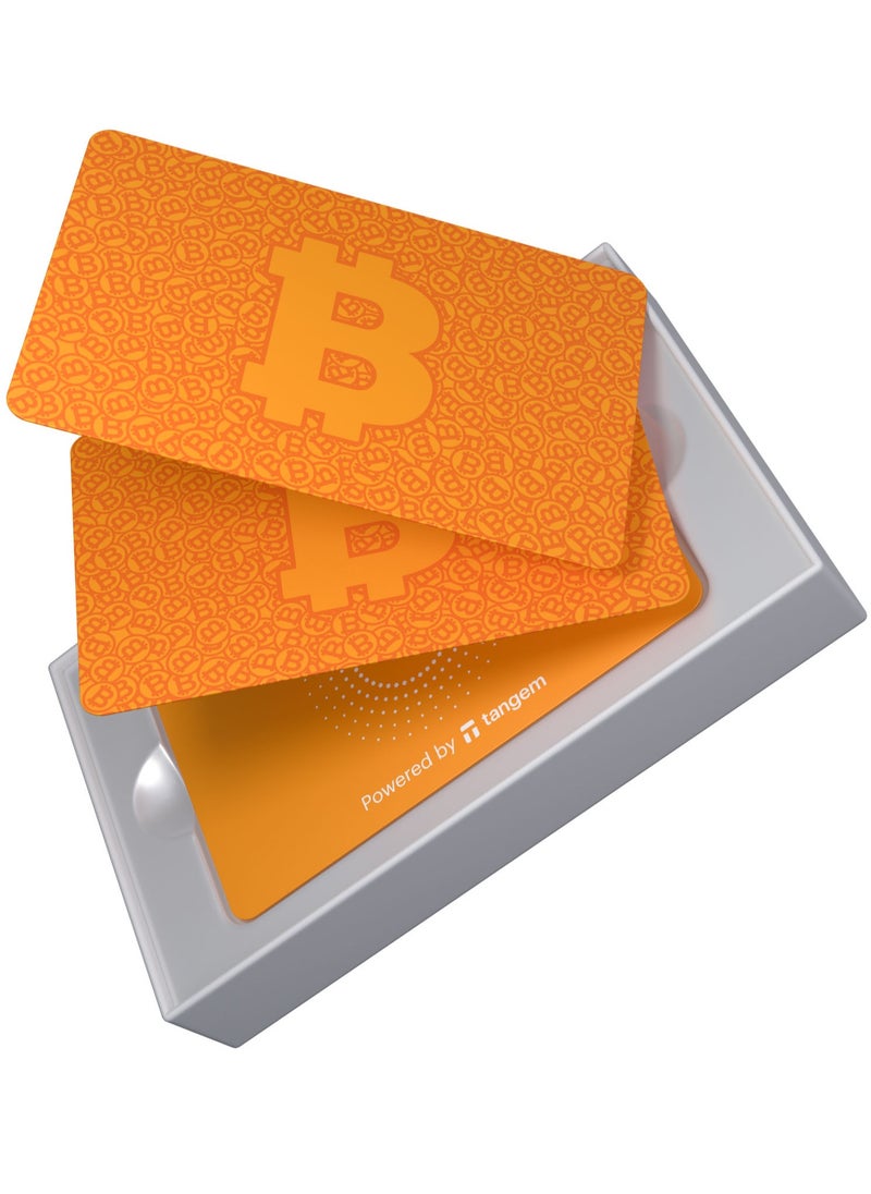 Tangem Crypto Hardware Wallet 2.0 [PACK OF 3] - Bitcoin Orange