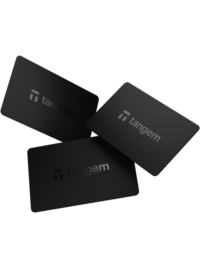 Tangem Crypto Hardware Wallet 2.0 [PACK OF 3] - Black