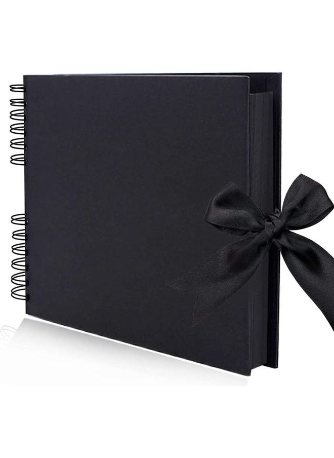 Scrapbook Paper Craft Photo Album Black