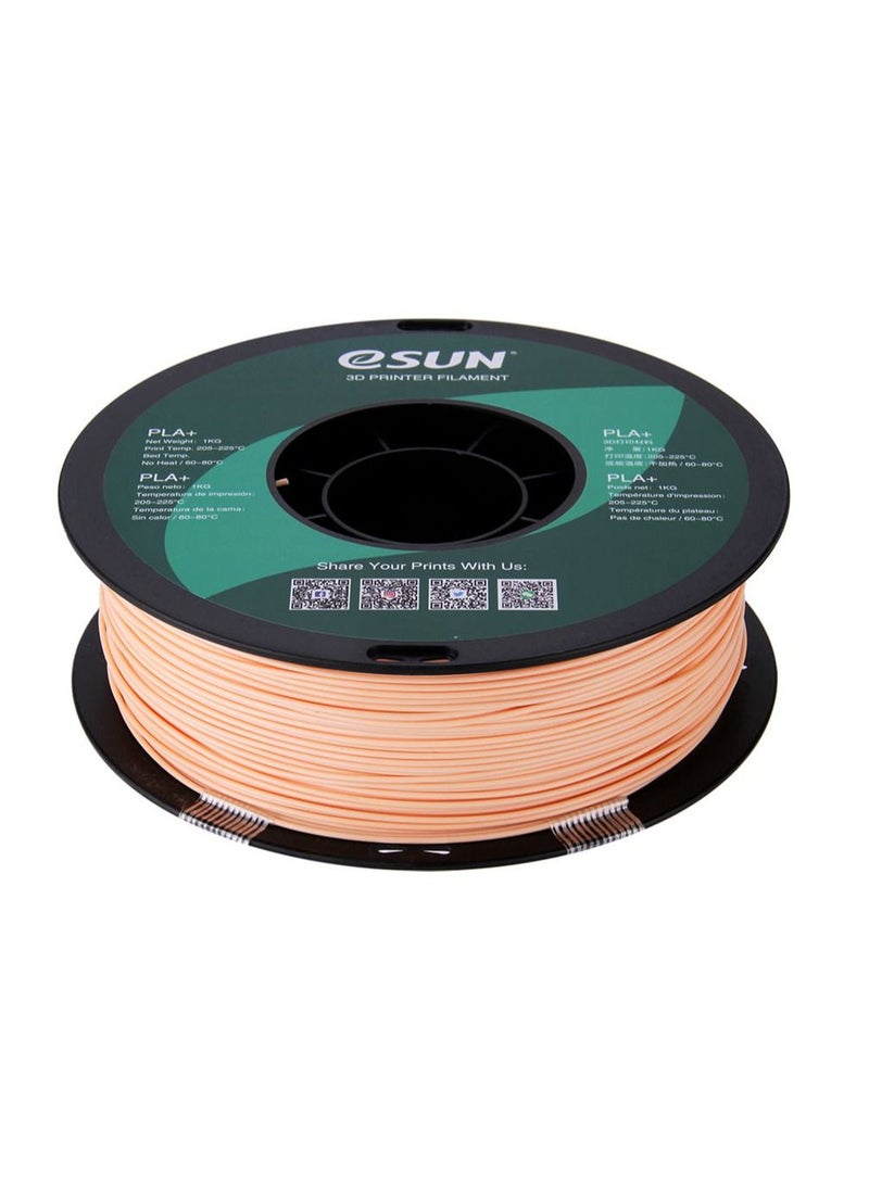 Esun 3D Printer Filament PLA+ 1.75 mm Dimensional Accuracy +/- 0.05 mm 1 Kg (2.2 lbs) Spool 3D Printing Material for 3D Printers – Beige